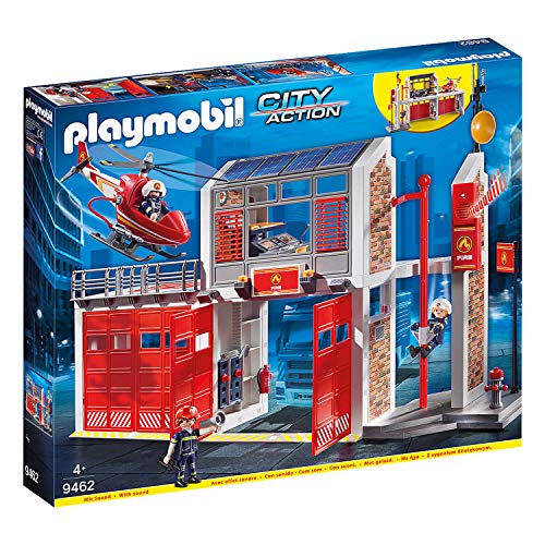 PLAYMOBIL Parque de Bomberos con Sonido 9462