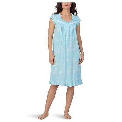 Eileen West Womens Waltz Cap Sleeve Nightgown Women