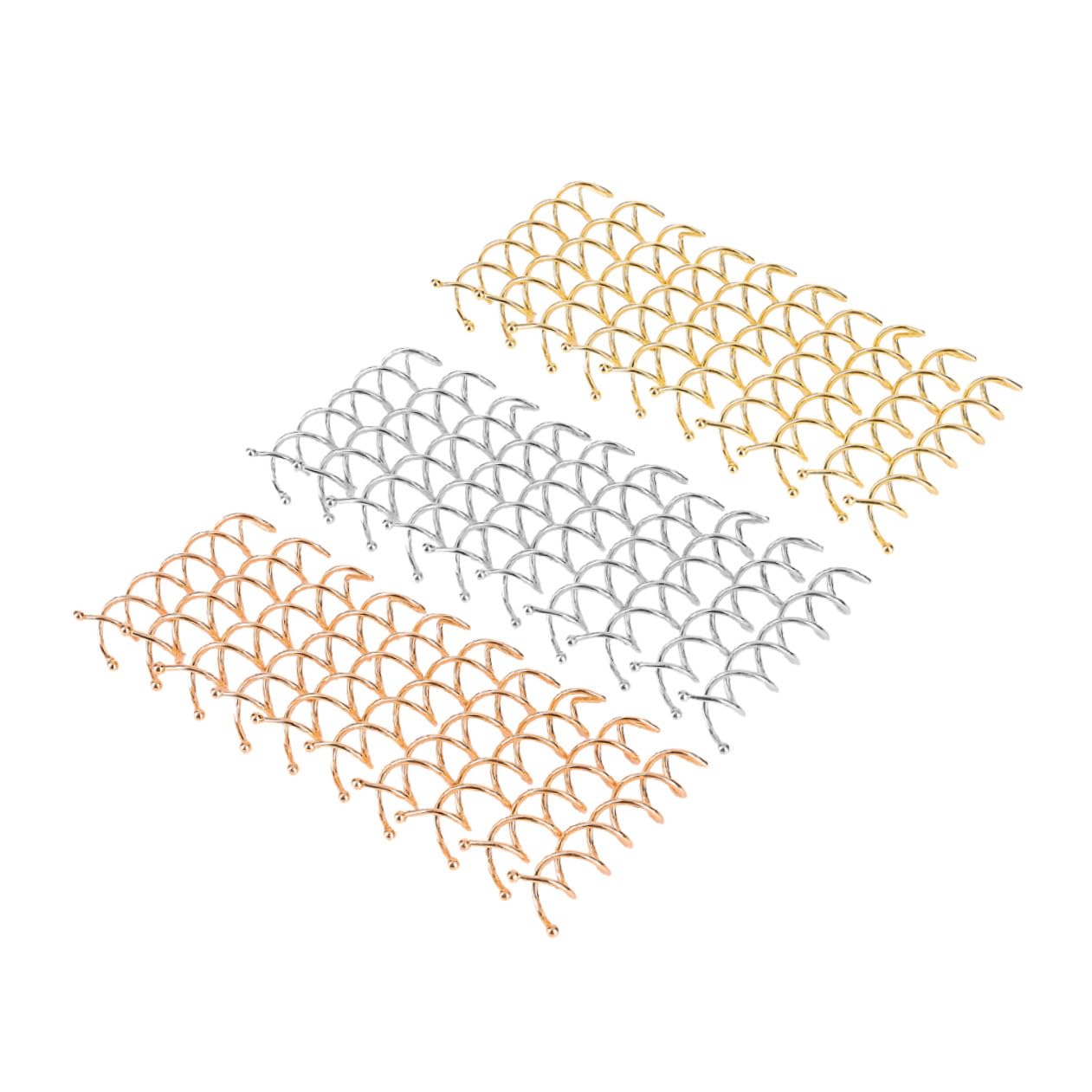 POPETPOP 90pezzi Spirali Clip Per Pinze Vite Per Acconciature Eleganti Accessori Per Donne e Sposa