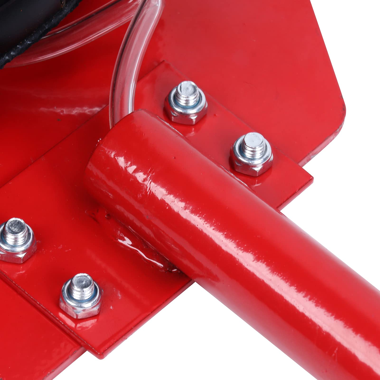 Martinetto Pneumatico Martinetto Gonfiabile Leggero con Vescica da 3 Tonnellate per Officine Riparazioni Auto Rosso 3000 Kg (Interfaccia americana)