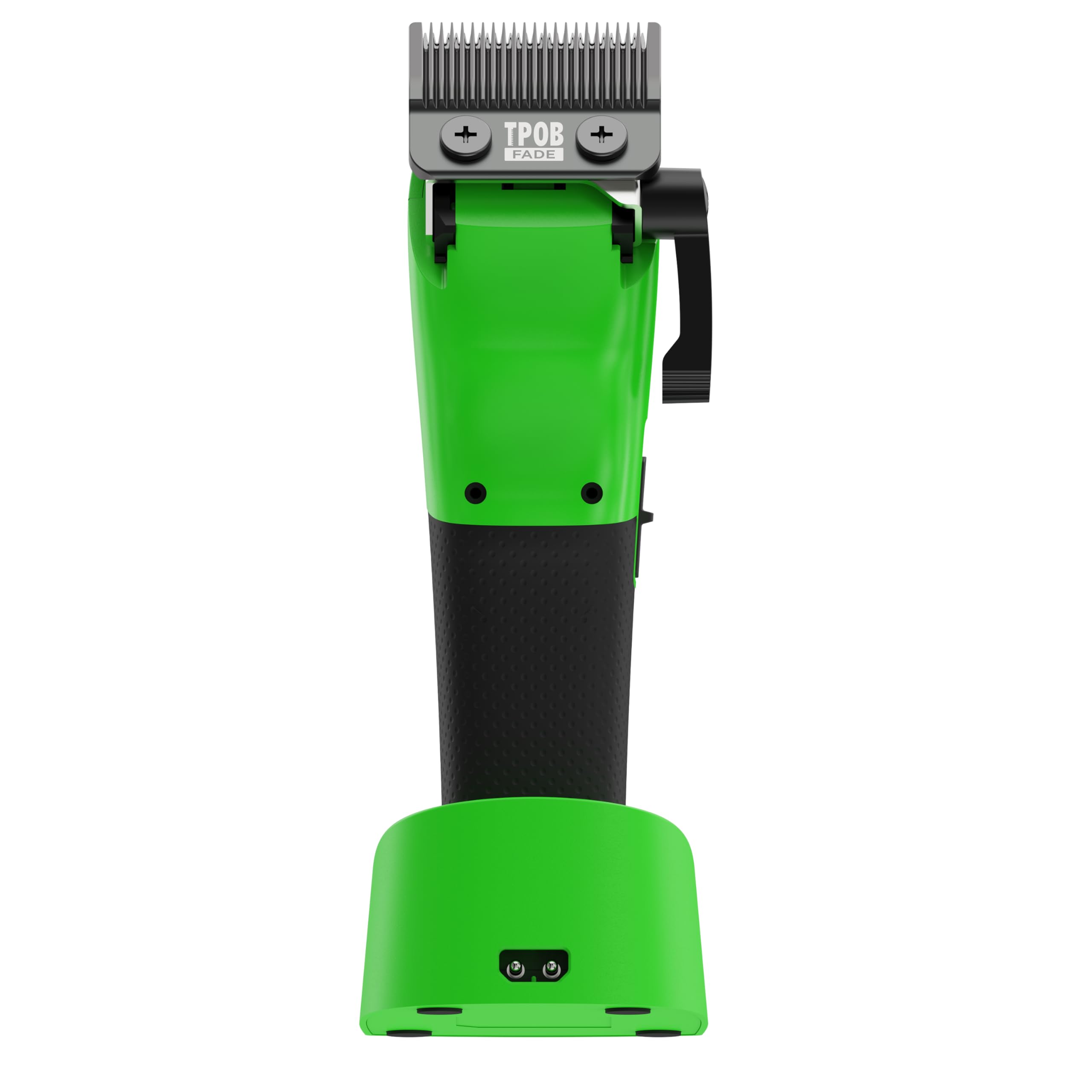 TPOB Play Barber Slime - Cortapelos verde para hombre, 7500 RPM con empuñaduras de goma