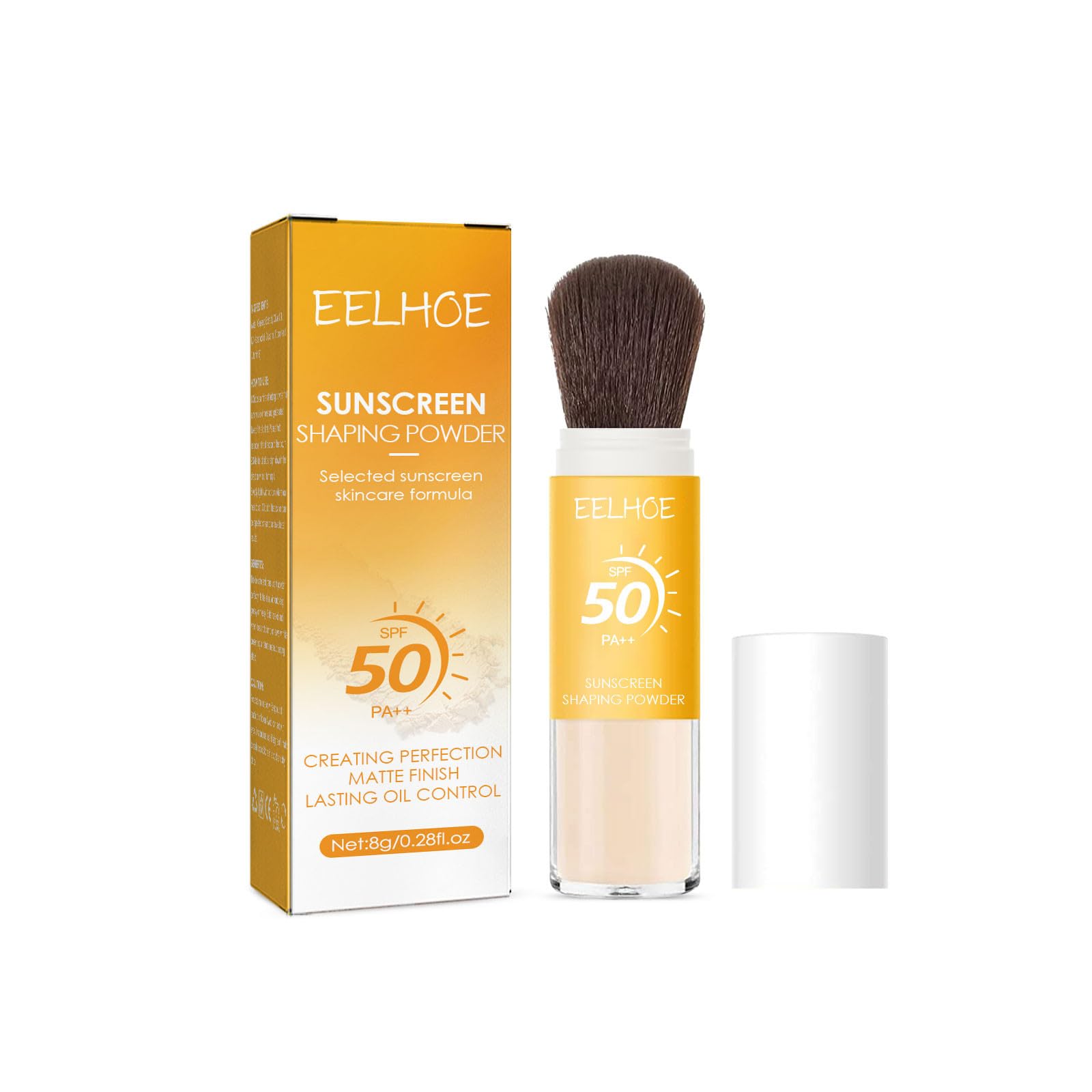 Polvo protector solar y cosmético (1PC)