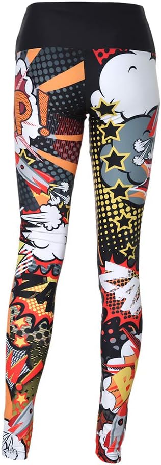 Alexandra Collection Womens ZAP! Athletic Workout Leggings Multi Adult Small - Image 5