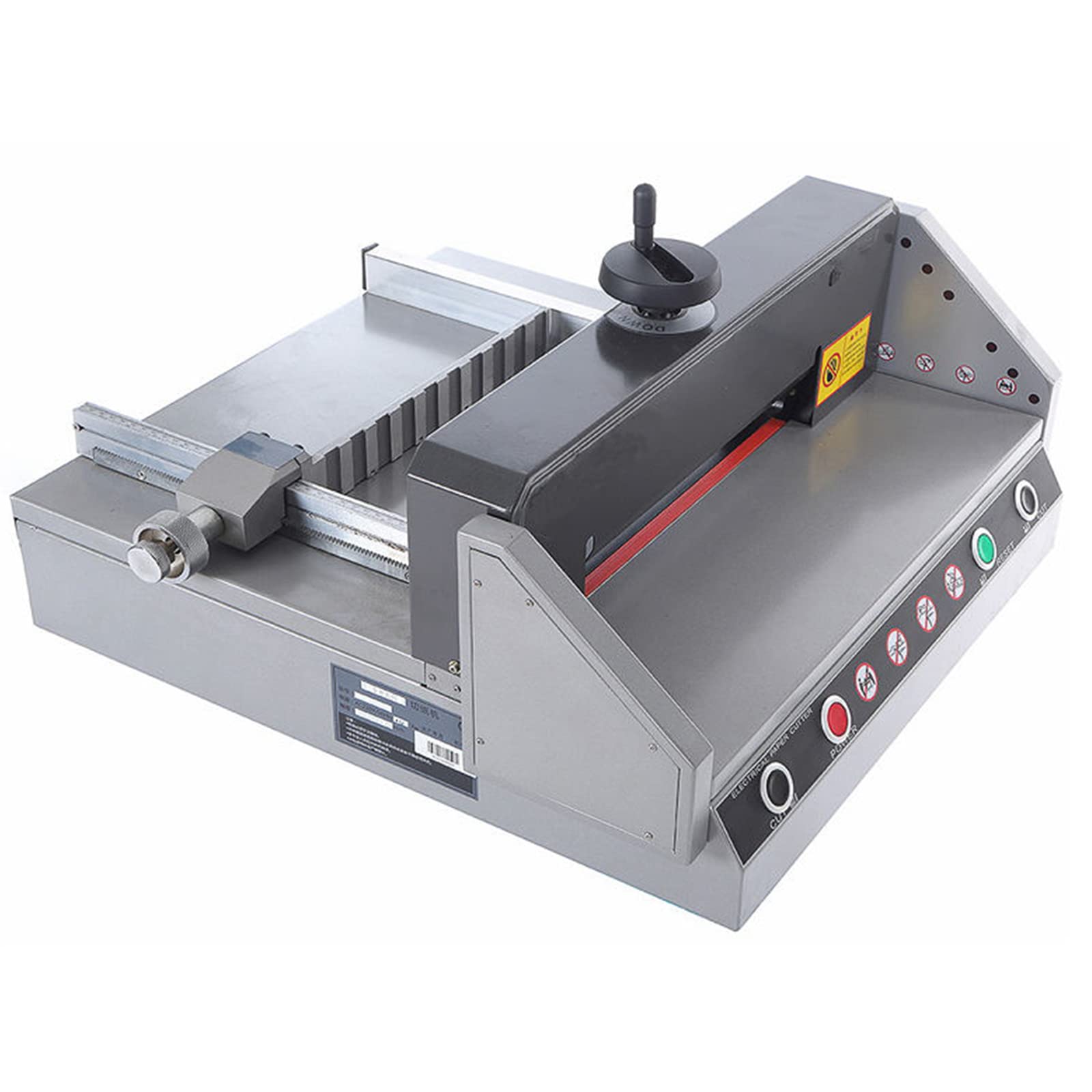 Taglierina Elettrica per Carta, Taglierina da Tavolo Resistente, Larghezza di Taglio 0-330 Mm, Spessore di Taglio 40 Mm, Ideale per Ufficio E Scuola.