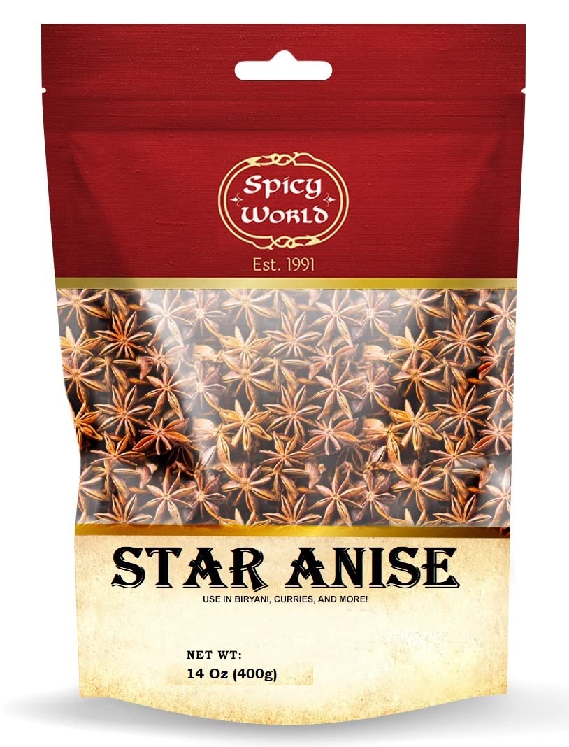 Spicy World Star Anise 14 Oz Bulk Bag Premium Quality