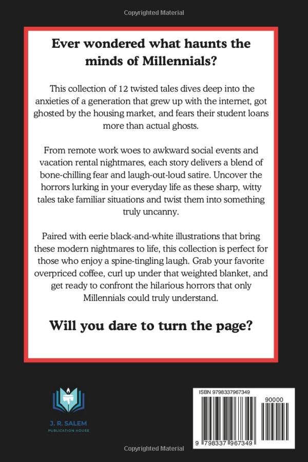 Image of Scary Stories to Tell to Millennials: A Humorous and Unsettling Collection of Post-Modern Horror Stories