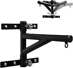 Yes4All Suporte de parede ajustável para bolsa pesada com corrente - resistente - Suporte de saco de pancadas para boxe, muay thai e treinamento de MMA