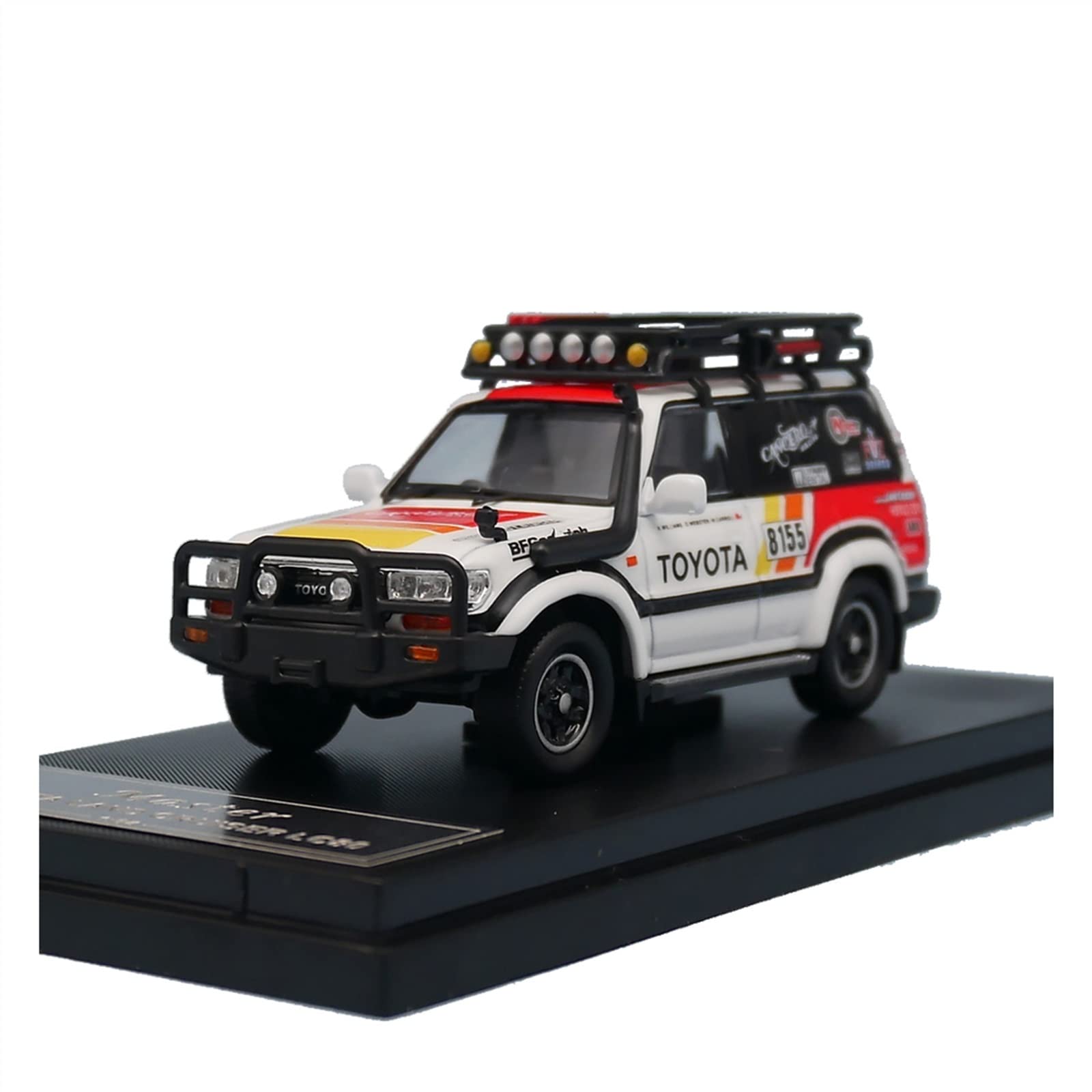 Model Vehicles for Toyota Land Cruiser LC80 Land Cruiser Land Cruiser Racing Toys 1:64