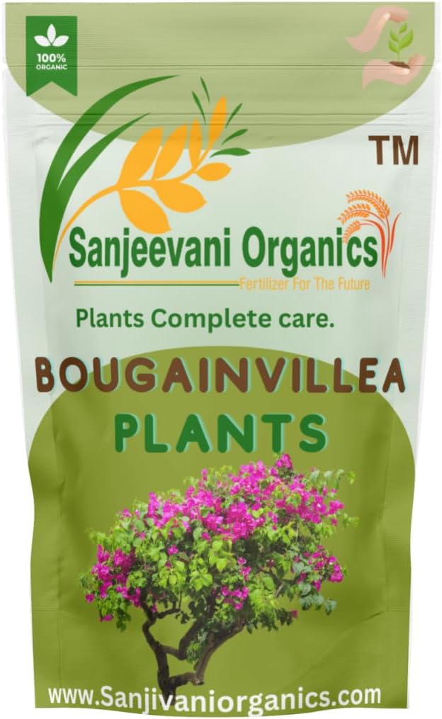 Sanjeevani Organics natural fertilizers for plants home garden 0.9 kg (Bougainvillea 900 GR)