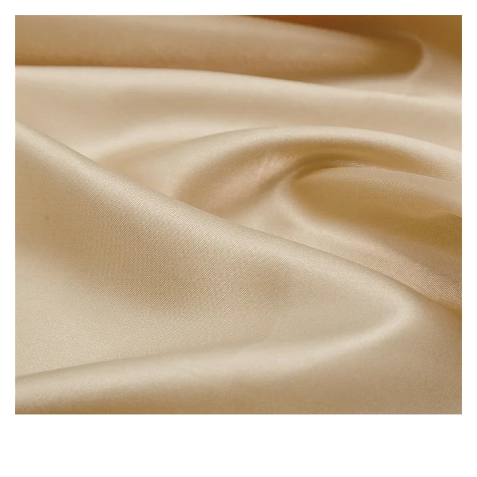 Satin Fabric Lining Soft and Shiny Silk-Like Material,for Clothing, Garments, DIY Craft, Wrapping(Color14,200X150cm)