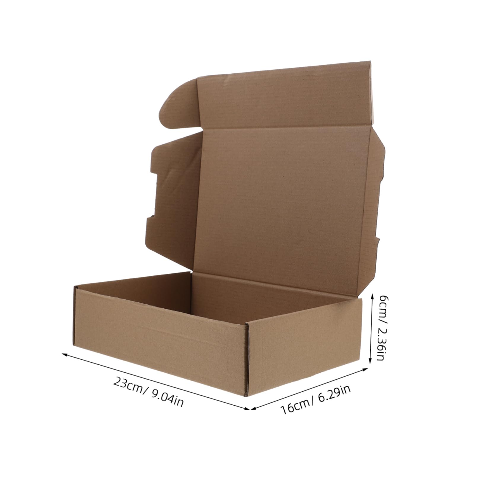 25 Piezas Cajas De Embalaje De Cartón Cajas Postales Para Envío Planas De Papel Para Paquetes y Almacenamiento