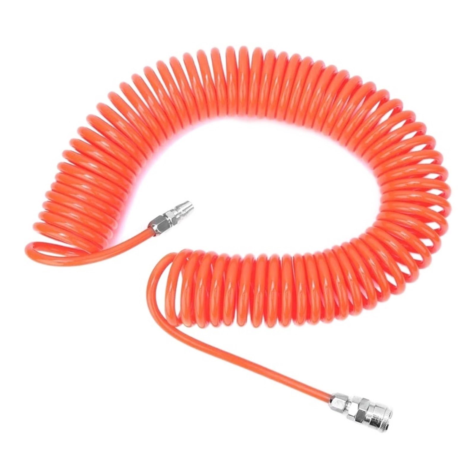 Xxikaxkdo One Color Pneumatic Spiral Tube. Pneumatic Spiral Tube Pu Polyurethane Spring Air Pipe Telescopic Joint Compressor Coiled Industrial(6X4 3M)