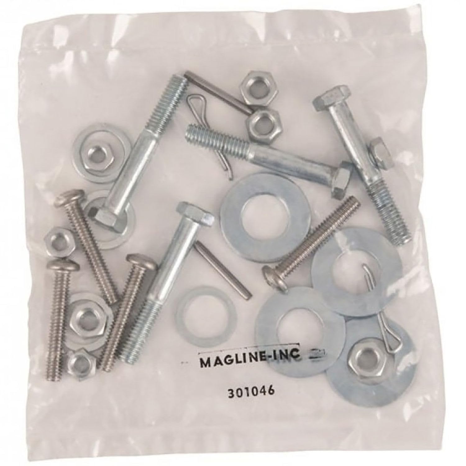Hardware Pack for Magliner Hand Trucks (Single Pack) – 11"L x 11"W x 6"H, Black, Model 301046