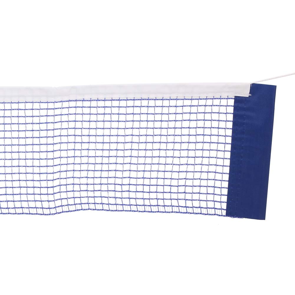 Keenso Red de Mesa de Tenis con Soporte de fijación, Portátil de Poliéster Accesorios de Recambio Deportivos