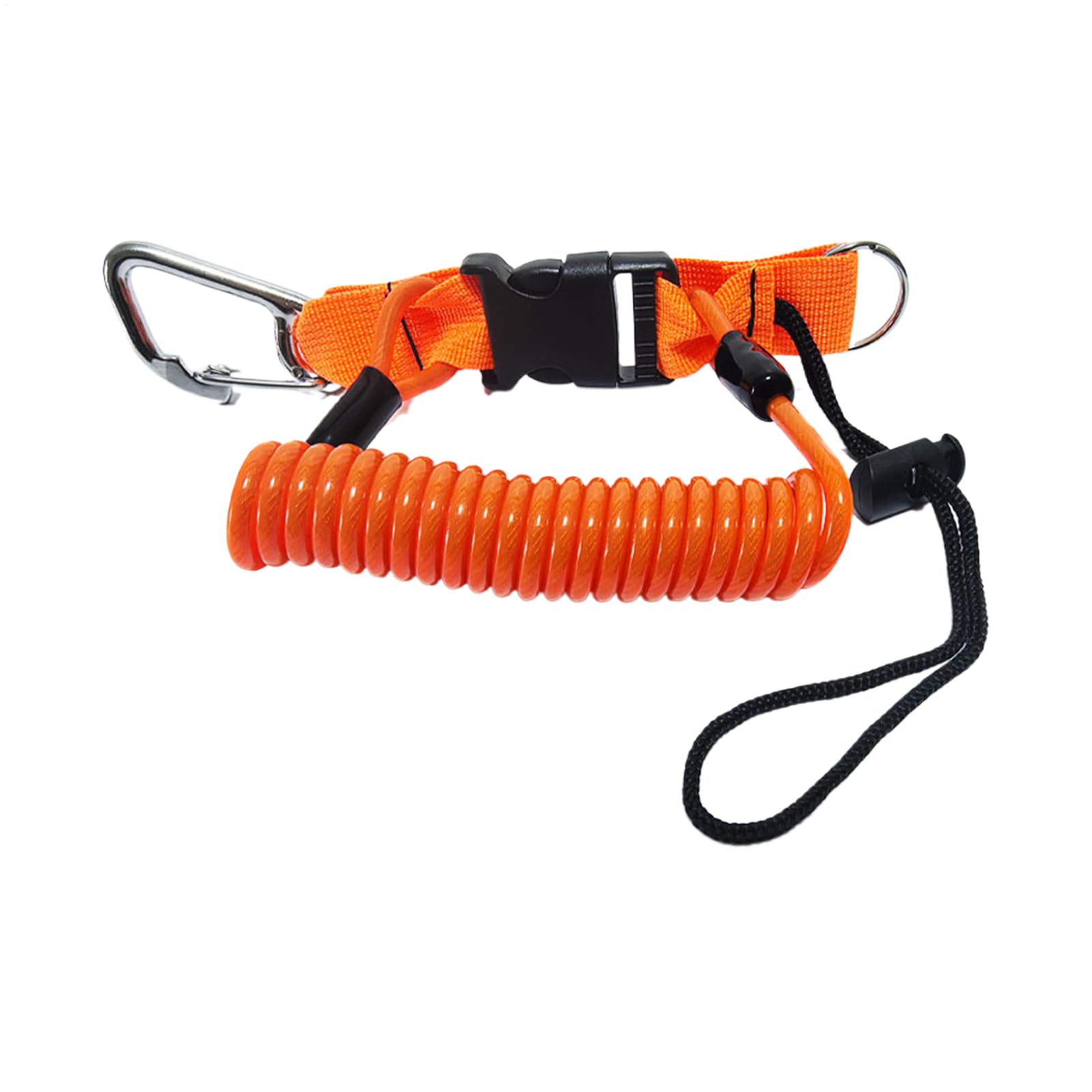 Correa submarina retráctil anti-pérdida para accesorios de buceo y kayak 8