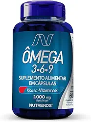Nutrends Ômega 3 6 9 (Prímula Linhaça E Borragem) 1450Mg 60 Cápsulas