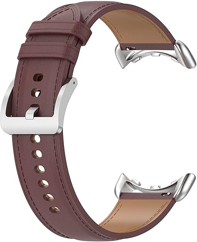 TenCloud Correas compatibles con Google Pixel Watch Band - Correa de cuero para reloj inteligente diseñada para Google Pixel Watch