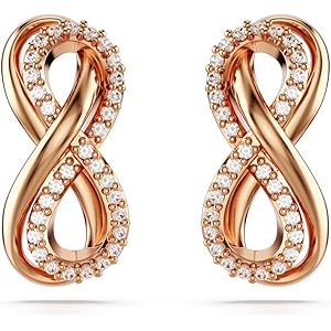 SWAROVSKI　Hyperbola フープピアス　ローズゴールドカラー SWAROVSKI ピアス 「公式」「スワロフスキー」Hyperbola フープ
