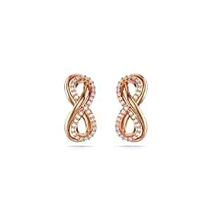 Amazon.com: Swarovski Hyperbola Stud Earrings, Infinity