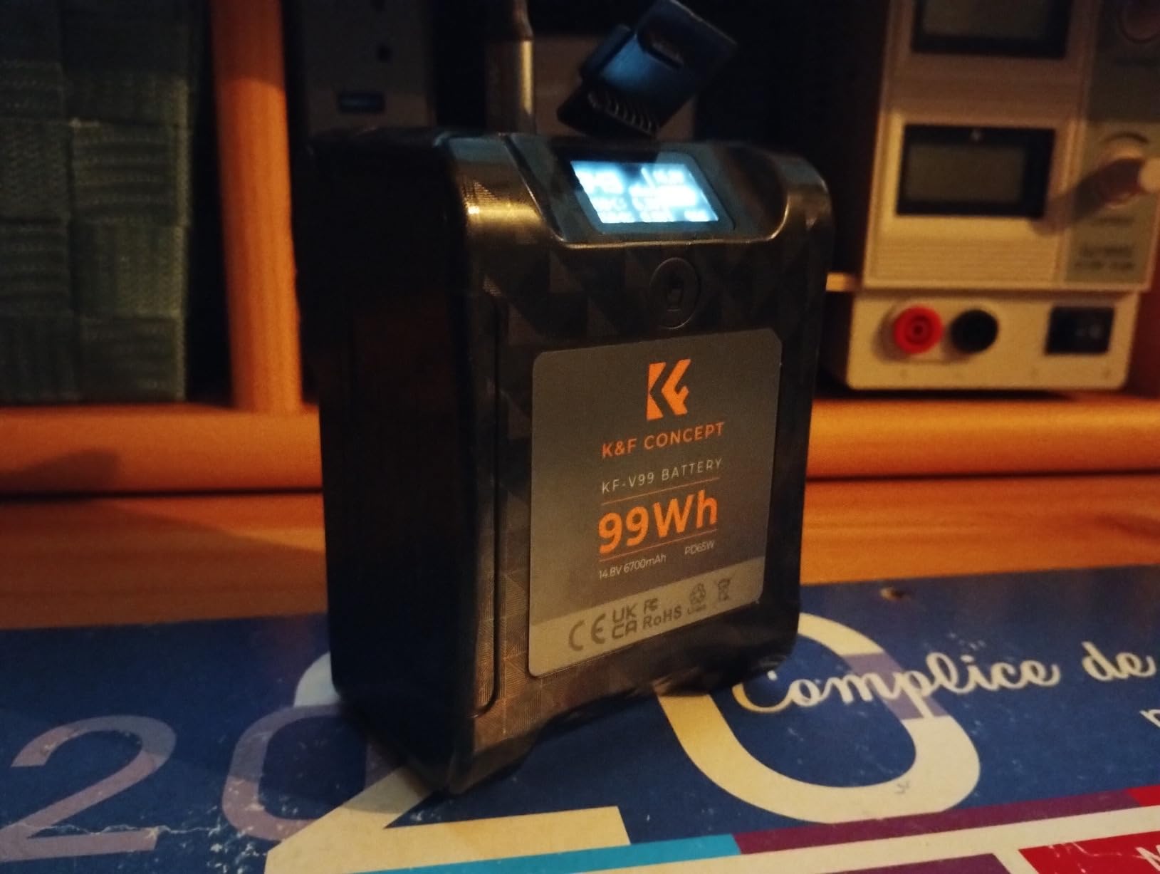 Mini V Mount Battery 6700mAh K&F Concept - KENTFAITH