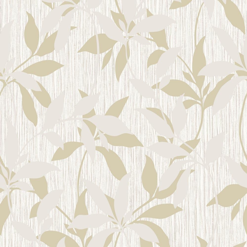 Muriva Hudson Leaf Trail Cream Wallpaper 220301