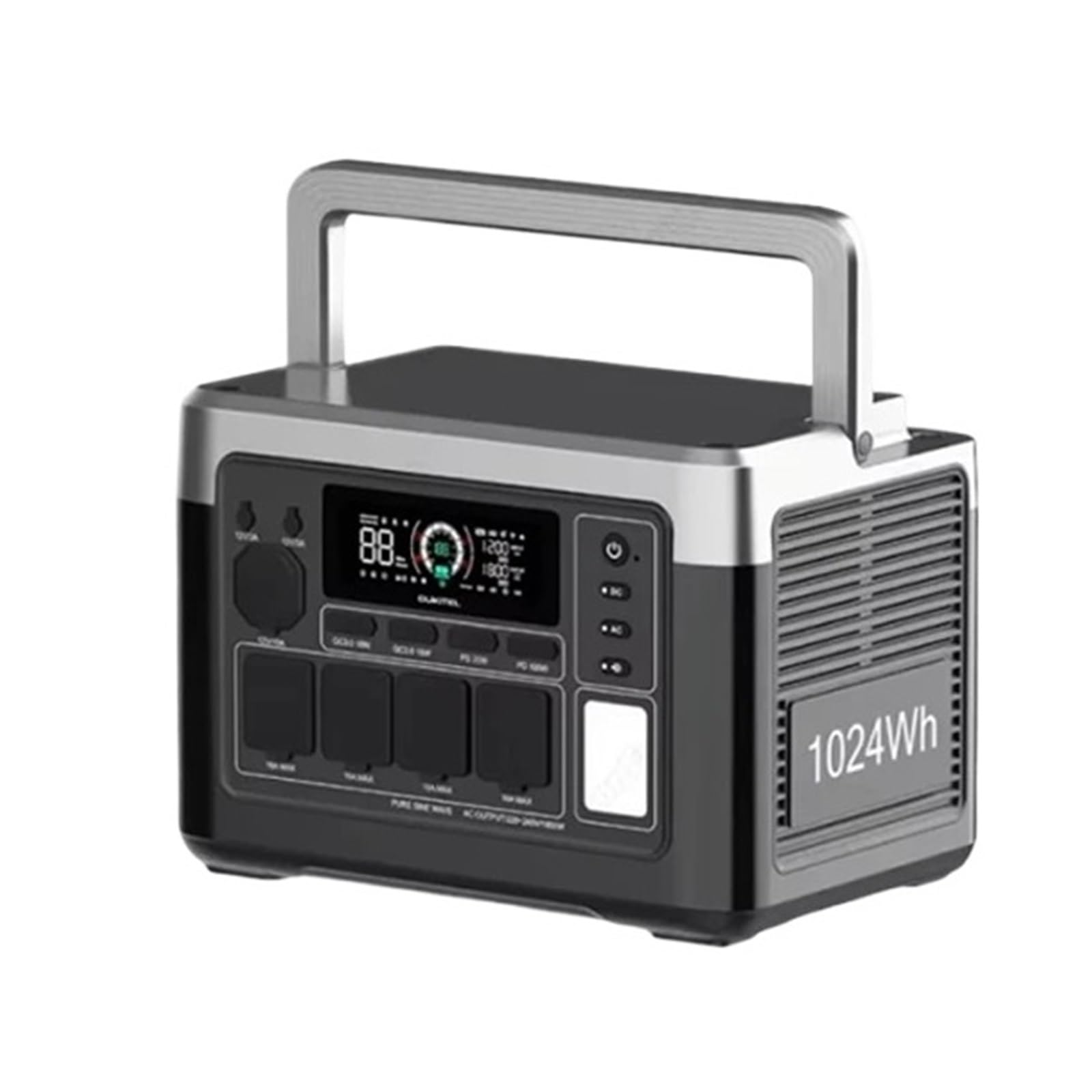 P1000 PLUS 1800W Przenośna Elektrownia 1024Wh Lifepo4 Akumulatorowy Generator Słoneczny, Kopia Zapasowa W Domu Outdoor Camping Zasilanie Mobilne Lekki I PrzenośNy