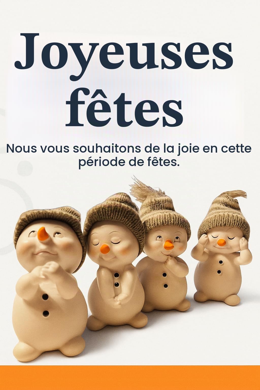 khevga Décoration de Noël Figurines de décoration Bonhomme de Neige dans Les 4 Dimensions Environ 6x6x11 cm