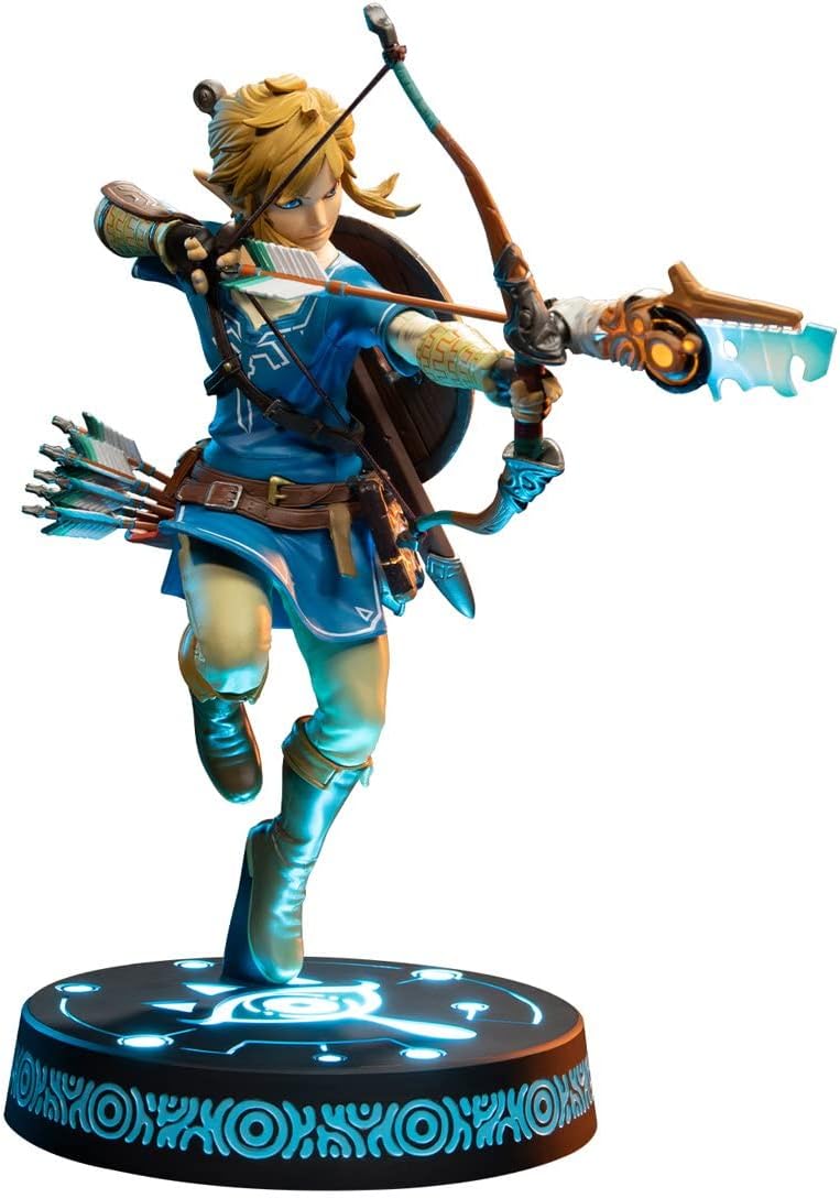 First 4 Figures Dark Horse Comics Painted The Legend of Zelda Video Breath of the Wild Game Collectible 3D Figurine Statue Toy with Detailed Base