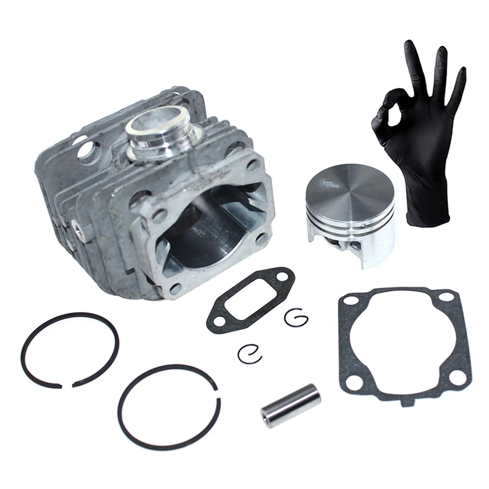 Dingmao Cylinder Piston Kit Compatible For Sthil 020 020T MS200 MS200T MS200Z MS200T-Z MC-200 Chainsaw