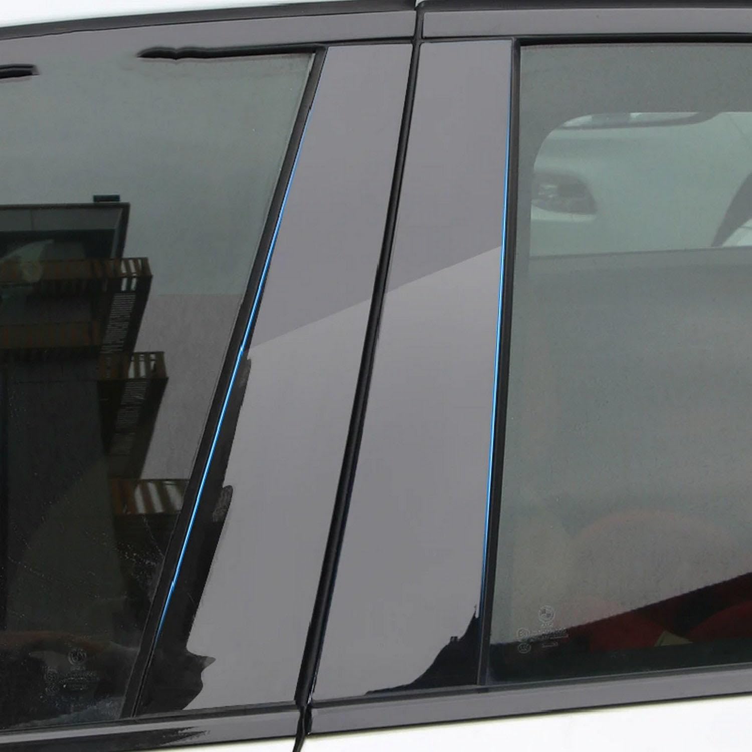 Film protecteur TPU pilier de voiture BMW Série 6, idéal contre les micro-rayures du quotidien