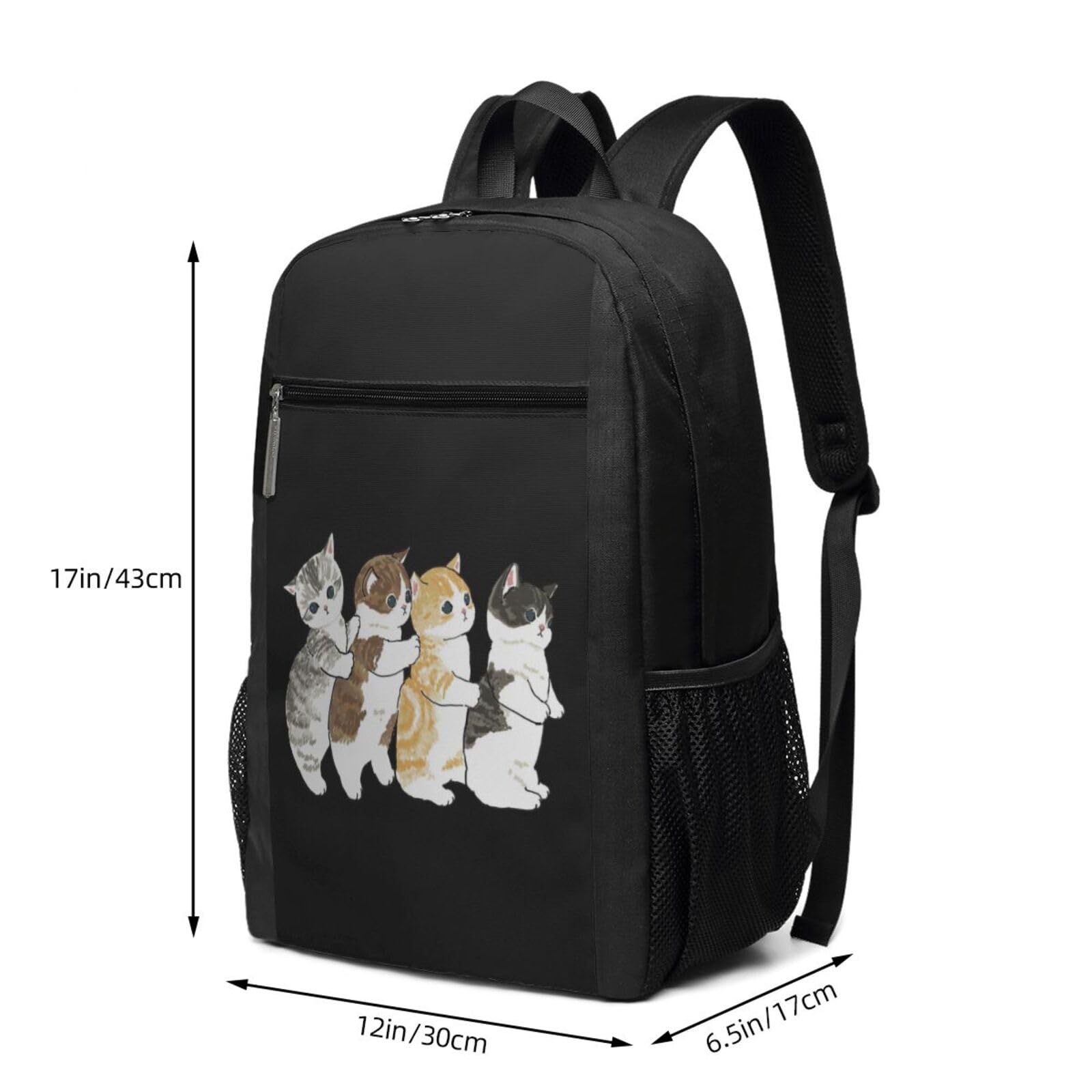 Amazon.co.jp: リュック 萌え 子猫 ネコ柄 ショルダーバッグ リュック 