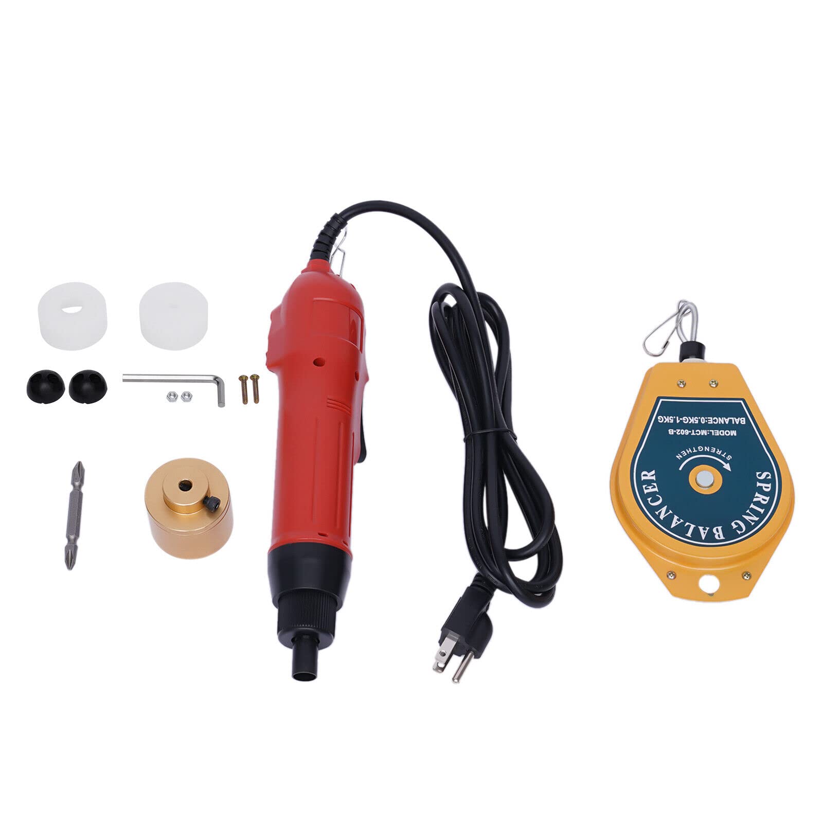 Machine de capsulage électrique manuelle Machine de capsulage de bouteille Machine de capsulage de bouteilles Machine à capsuler pour bouchons ronds en plastique de 10-30 mm - Modèle Os-600 - 80 W,