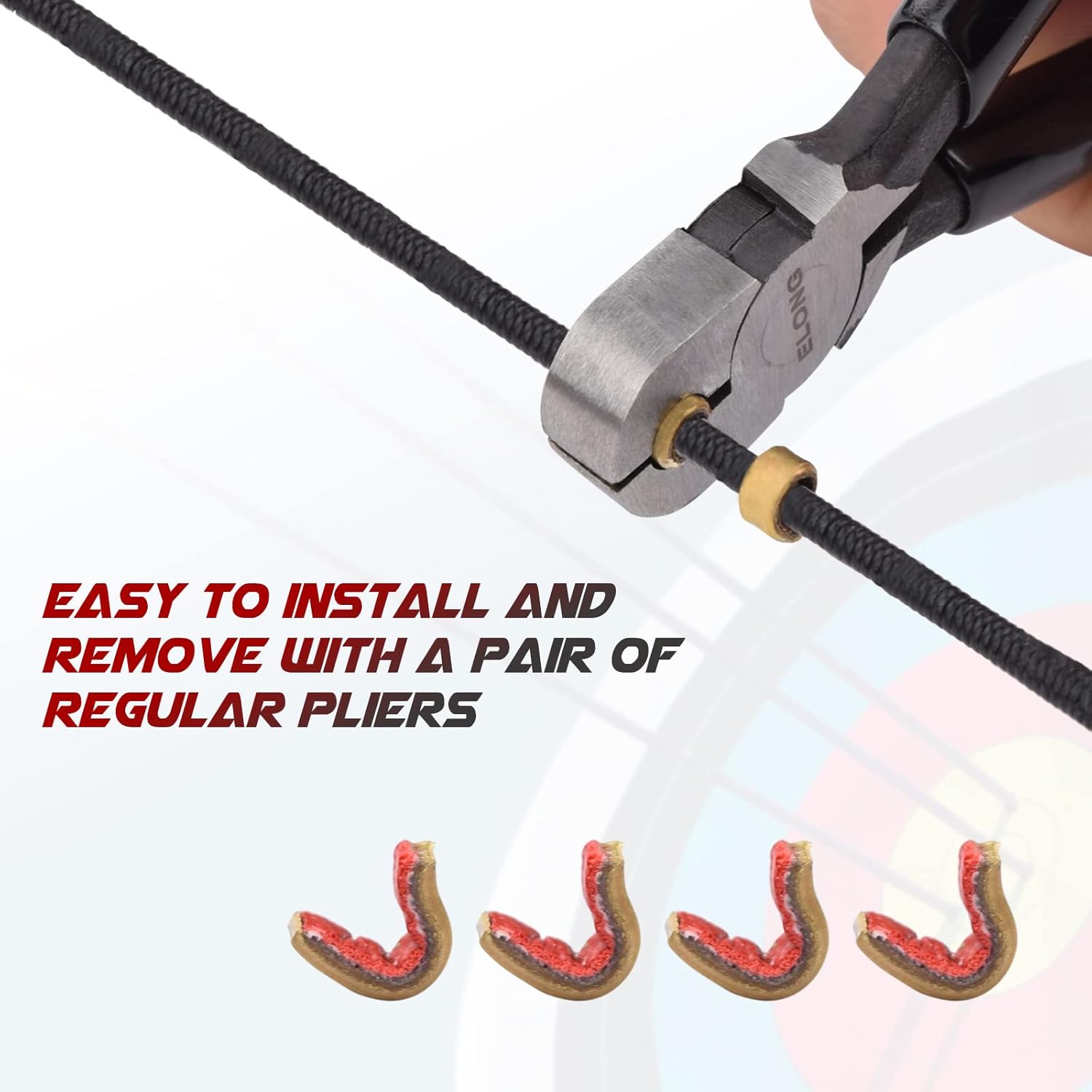 ELONG OUTDOOR Archery Bow String Points Nock Pliers Set T Shape Arrow