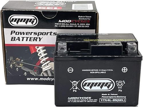 batería YTX4L-BS GEL para modelos ATV TaoTao Cheetah TForce, ATA 110cc and ATA 125cc.