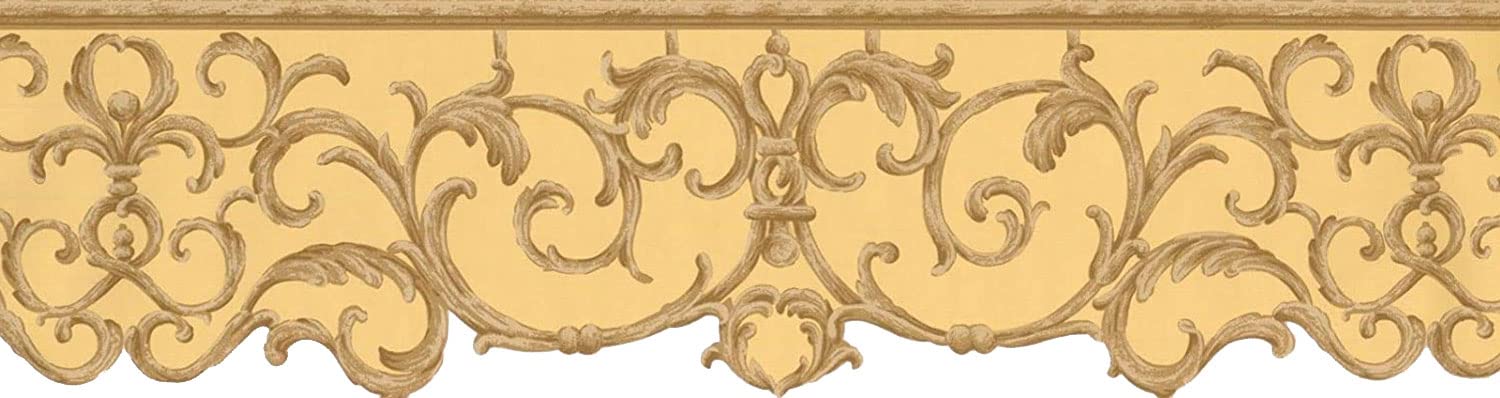 Wallpaper Border Swirl Scroll 6.25
