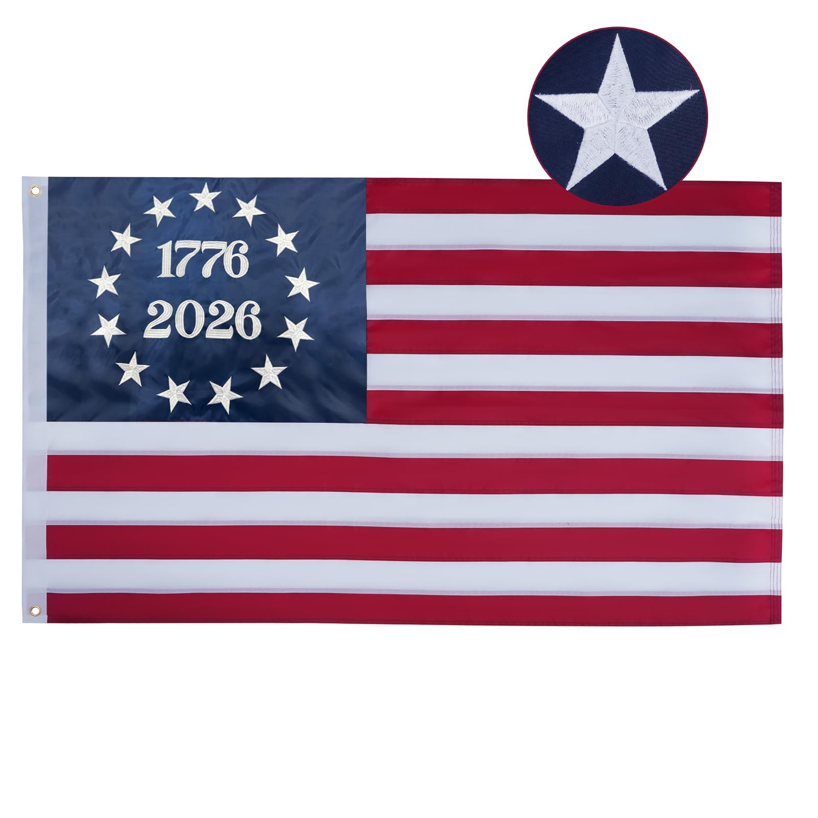 Amazon.com : AZCOVER 250 Anniversary USA Flag 3x5 FT, 1776-2026