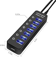 Vista 7 de Multi Puerto USB Hub.