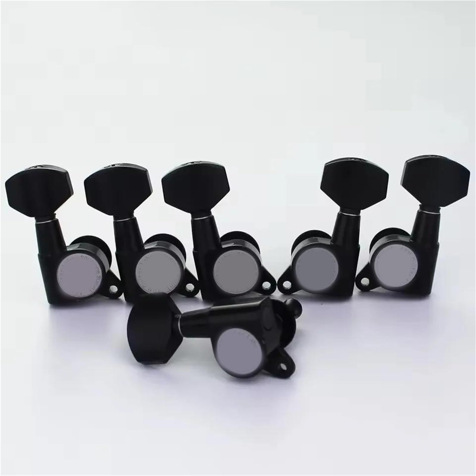 Set De Afinador Guitarra Eléctrica Para ST TL Negro Clavijas Guitarra(3R3L)