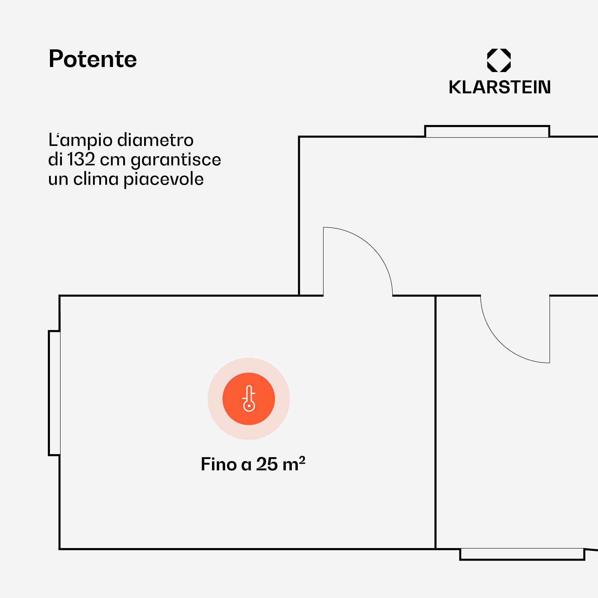 KLARSTEIN Bolero Ventilatore da Soffitto con Luce e Telecomando - 132cm, 6 Velocità, Modalità Estiva/Invernale, Silenzioso, Smart App, Design Elegante, Montaggio Flessibile, Acero