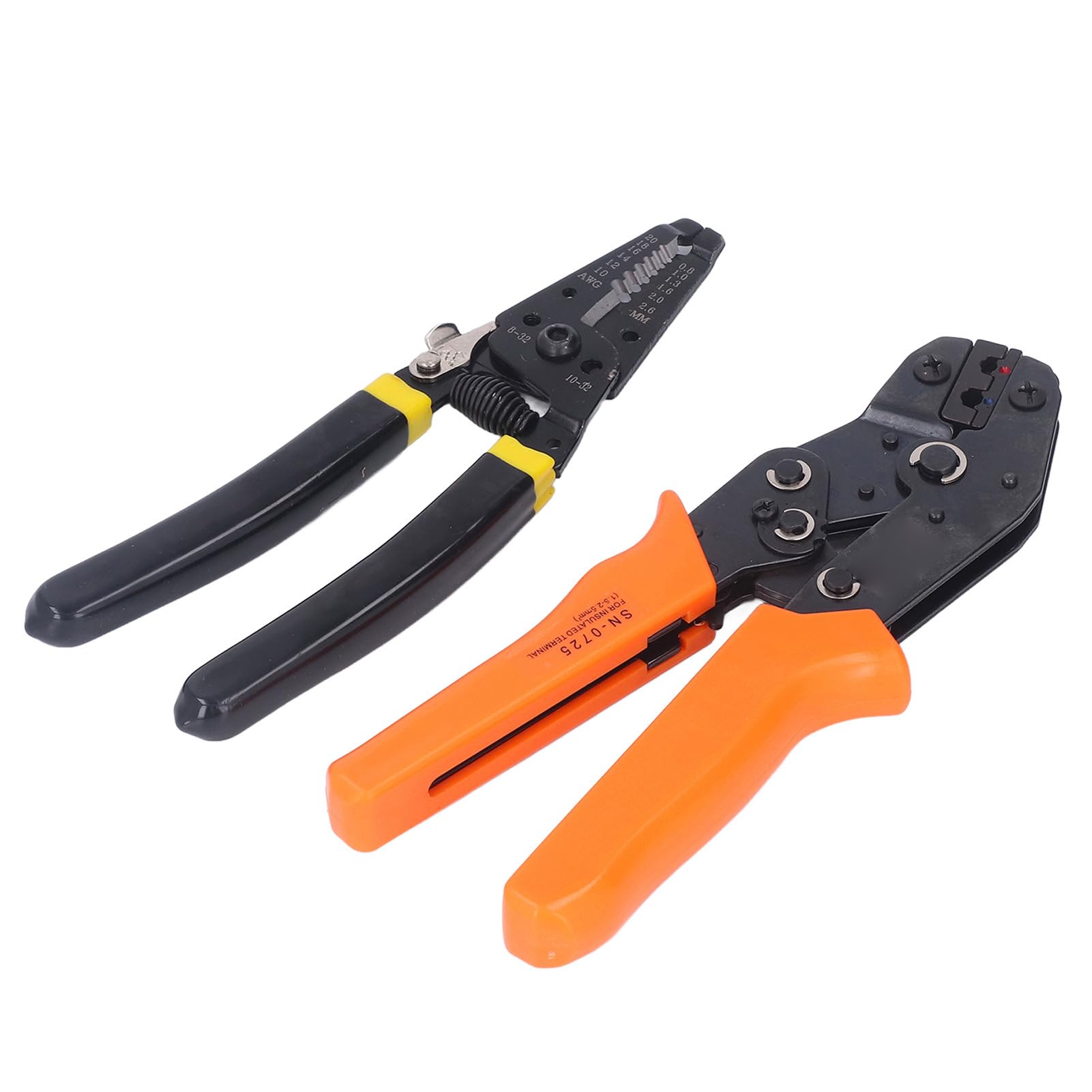 Kit de herramientas para engarzar cables de grado profesional con 4 mordazas intercambiables Alicates engarzadores ajustables automáticos para terminales de cableado eléctr