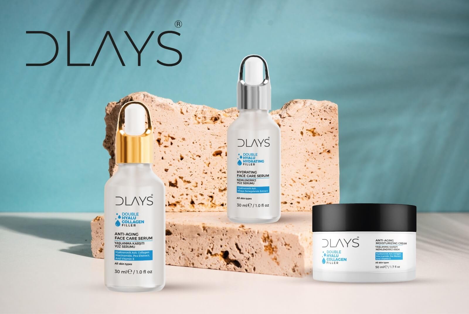 C72RO Dlays Double Hyalu Collagen Filler Yaşlanma Karşıtı Yüz Serumu 30ml