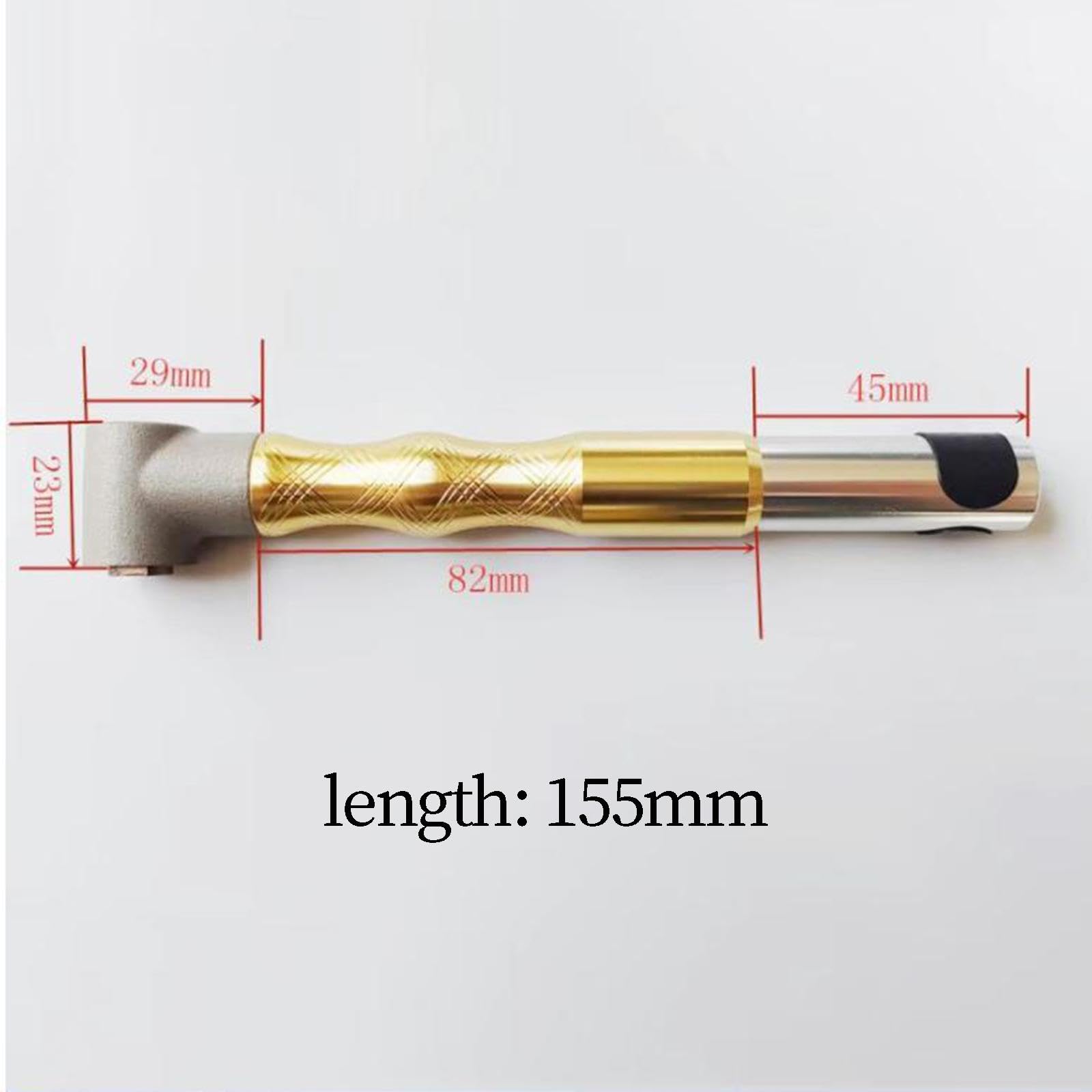 Grinder Elbow 90 Grad Handstück Schleifmaschine Metall Fräswerkzeug Ersatzteile Multifunktion für Gravurarbeiten Heimwerkerprojekte Werkstatt Reparatu, Goldschleifpapier
