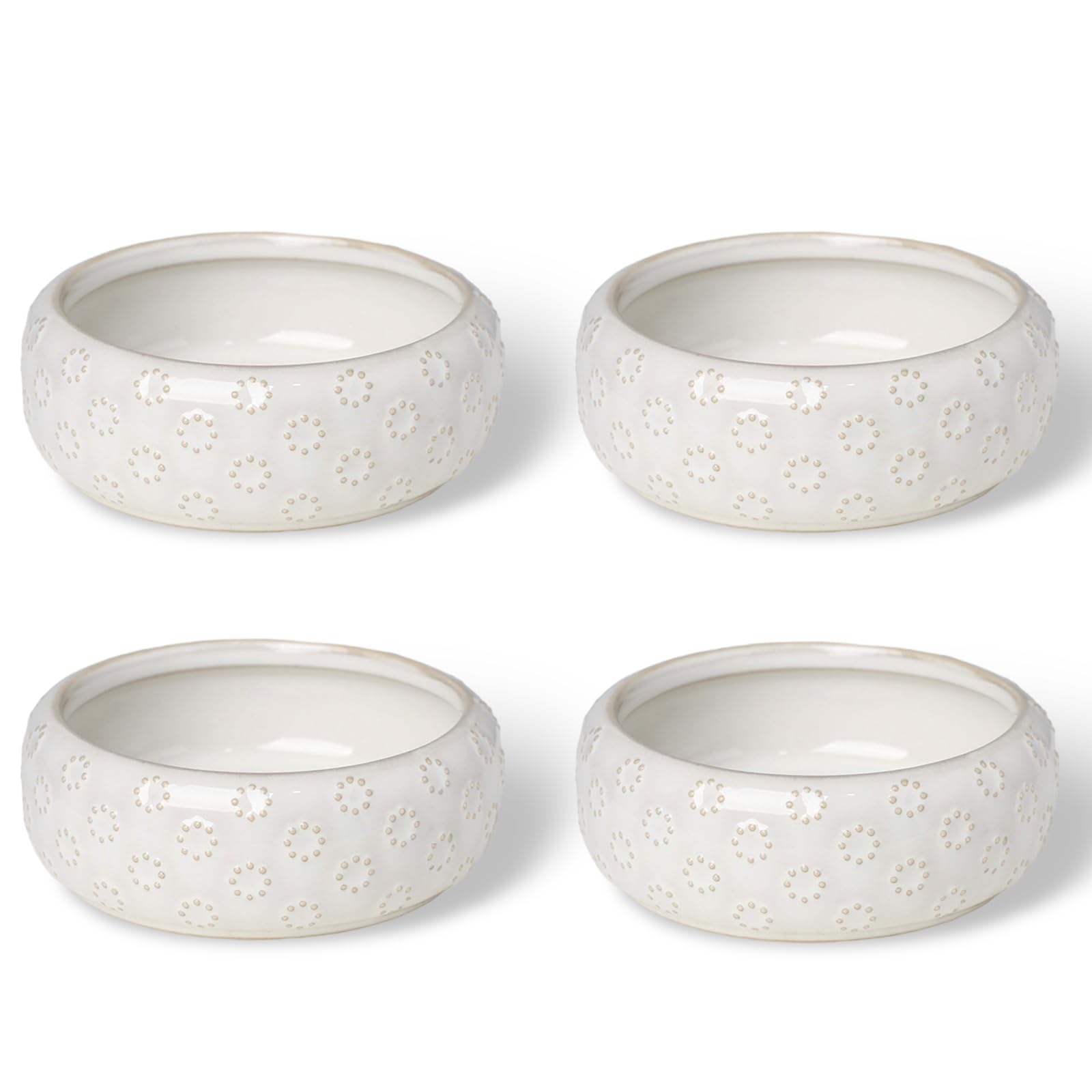 GDCZ Pirottini in ceramica da 121,9 g, ciotola per budino al caramello, set