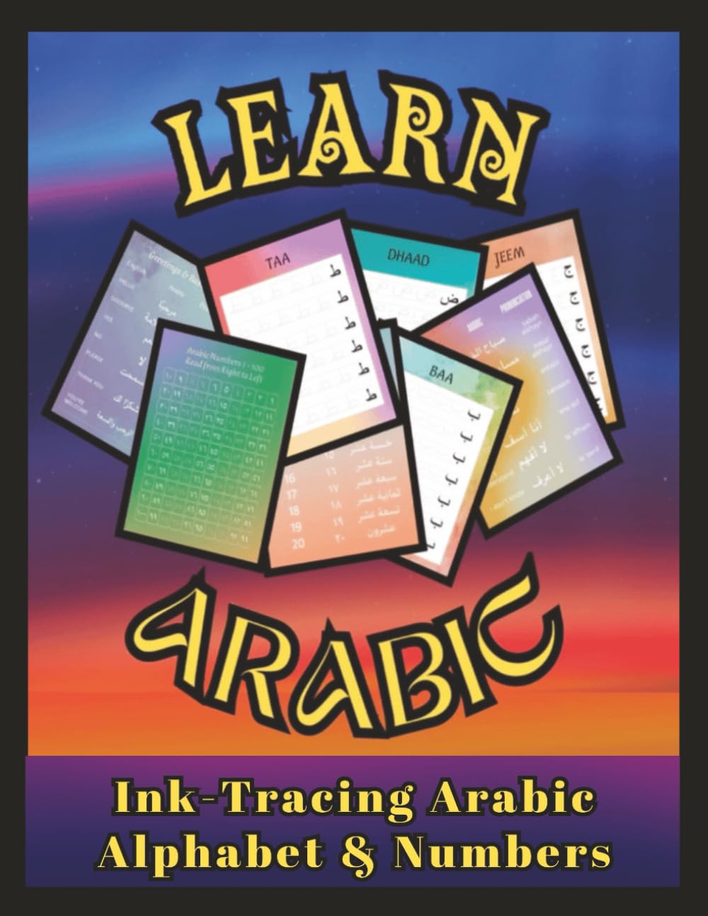 Ink-Tracing Arabic Alphabet and Numbers