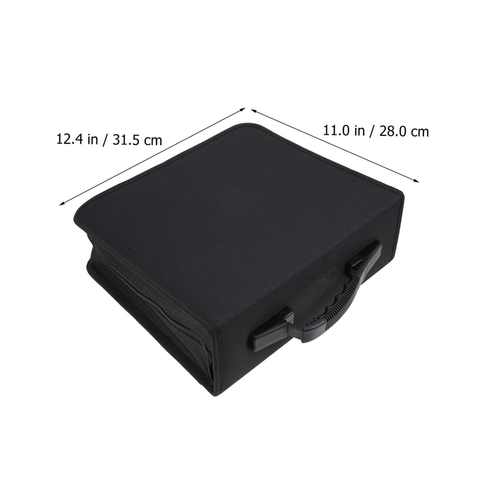 Yardenfun Custodia Porta CD Dvd da 240 Pezzi Oxford, Organizer per Dvd e CD Chiusura a Cerniera, Resistente All’usura per Casa e Auto