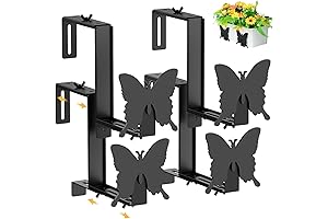Versatile 5.9-9.6 Inch Window Box Railing Brackets