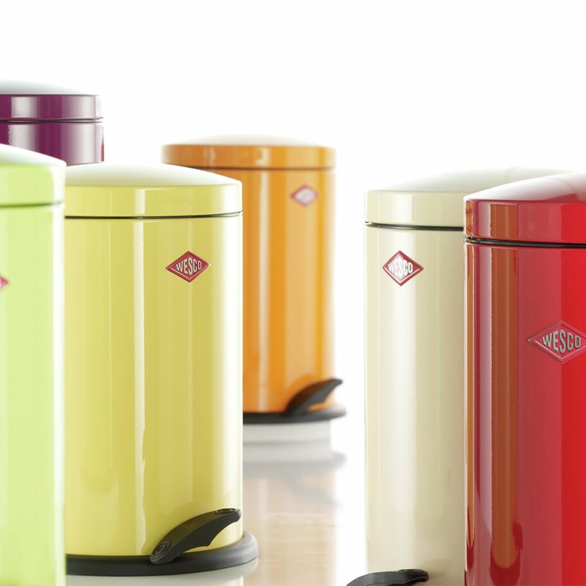 Prullenbak | Hailo | 15 Liter  Plaatstaal, Voor In Keukenkastje Draaideurmontage Deksel Liftsysteem Wit 3555 001 I38723 T2857428