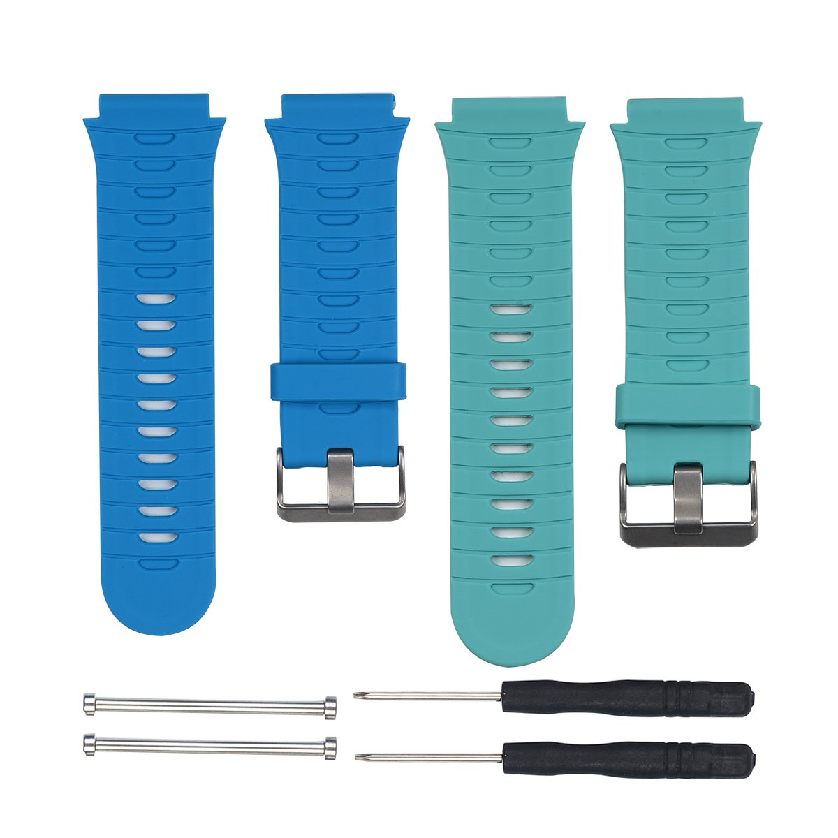 Chofit Compatible for Garmin Forerunner 920XT Bands Soft Silicone Replacement Strap Adjustable Watch Band for Garmin Forerunner 920XT GPS Watch, 2/4-Pack