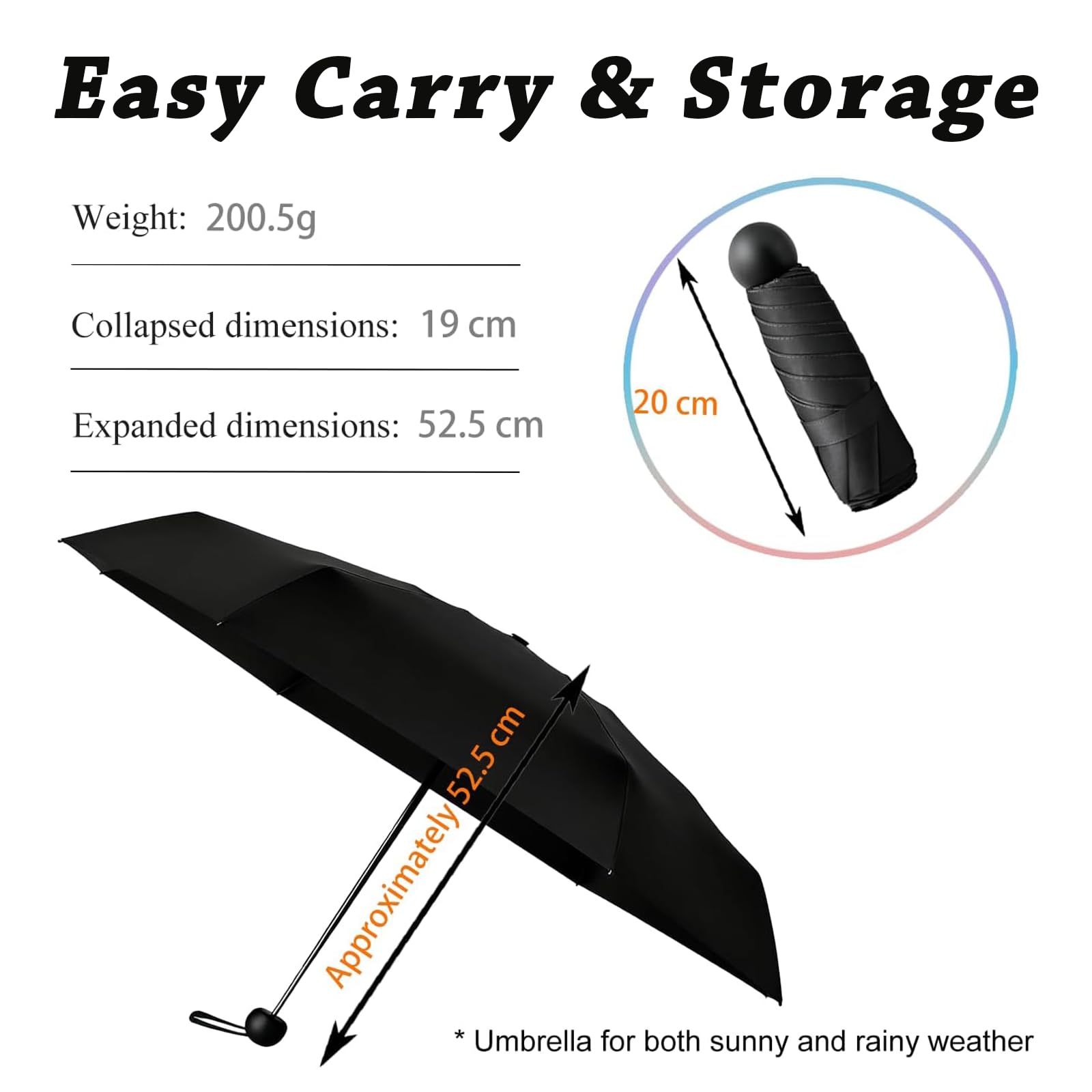Ombrello 2 in 1 con supporto per ombrello, supporto regolabile a 180° per passeggino, ombrello con supporto elasticizzato per passeggino, bicicletta, sedia a rotelle, deambulatore, carrozzina, sedia