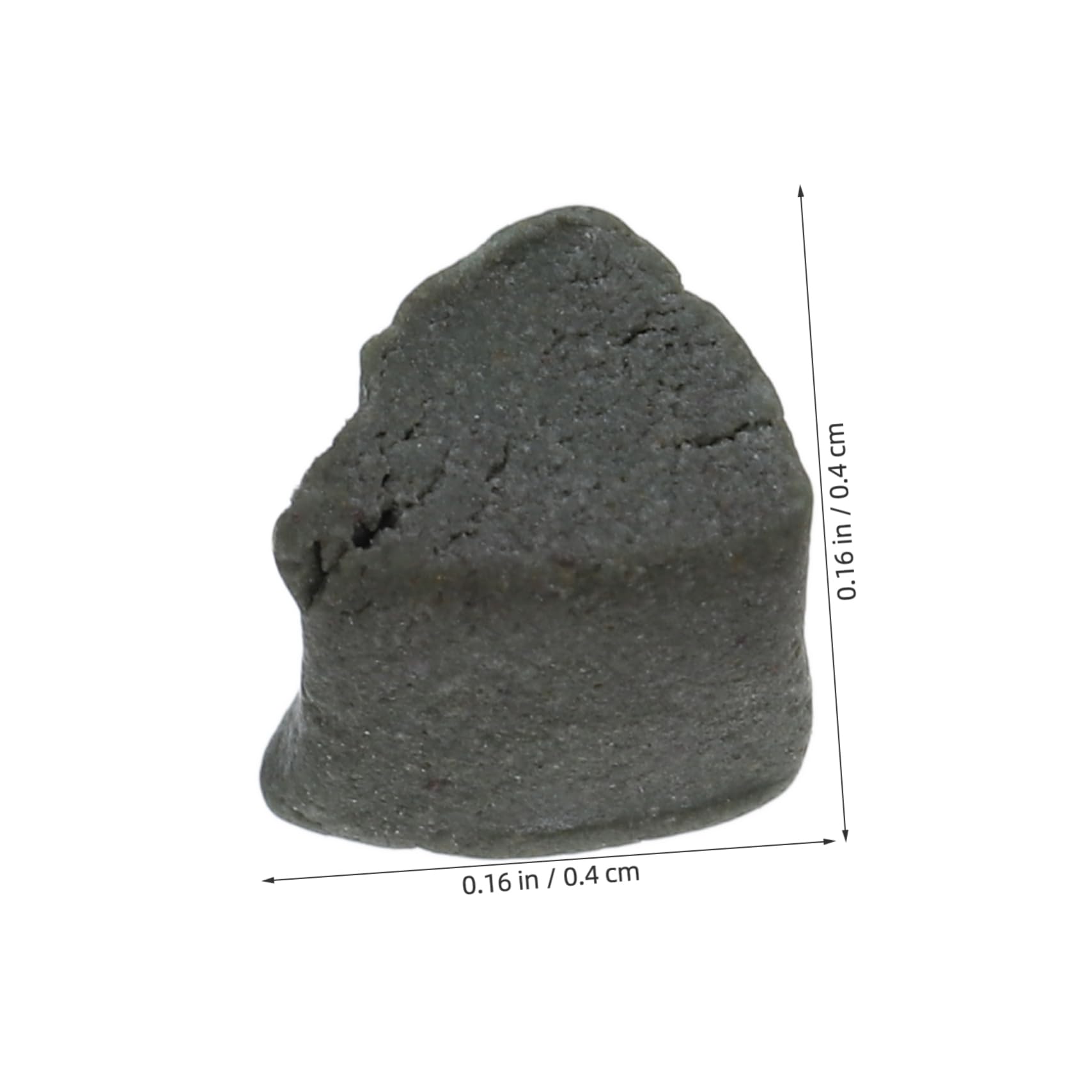 PRETYZOOM Rock Tumbling Filler Media 500g Triangular Abrasive for Buffing Polishing